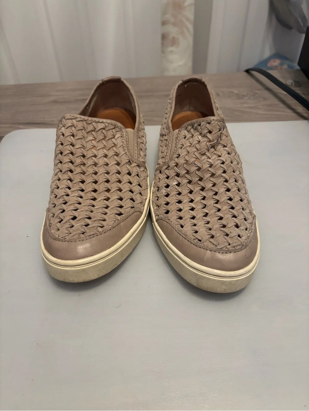 Frye Men's Woven Slip-On Loafers - Taupe